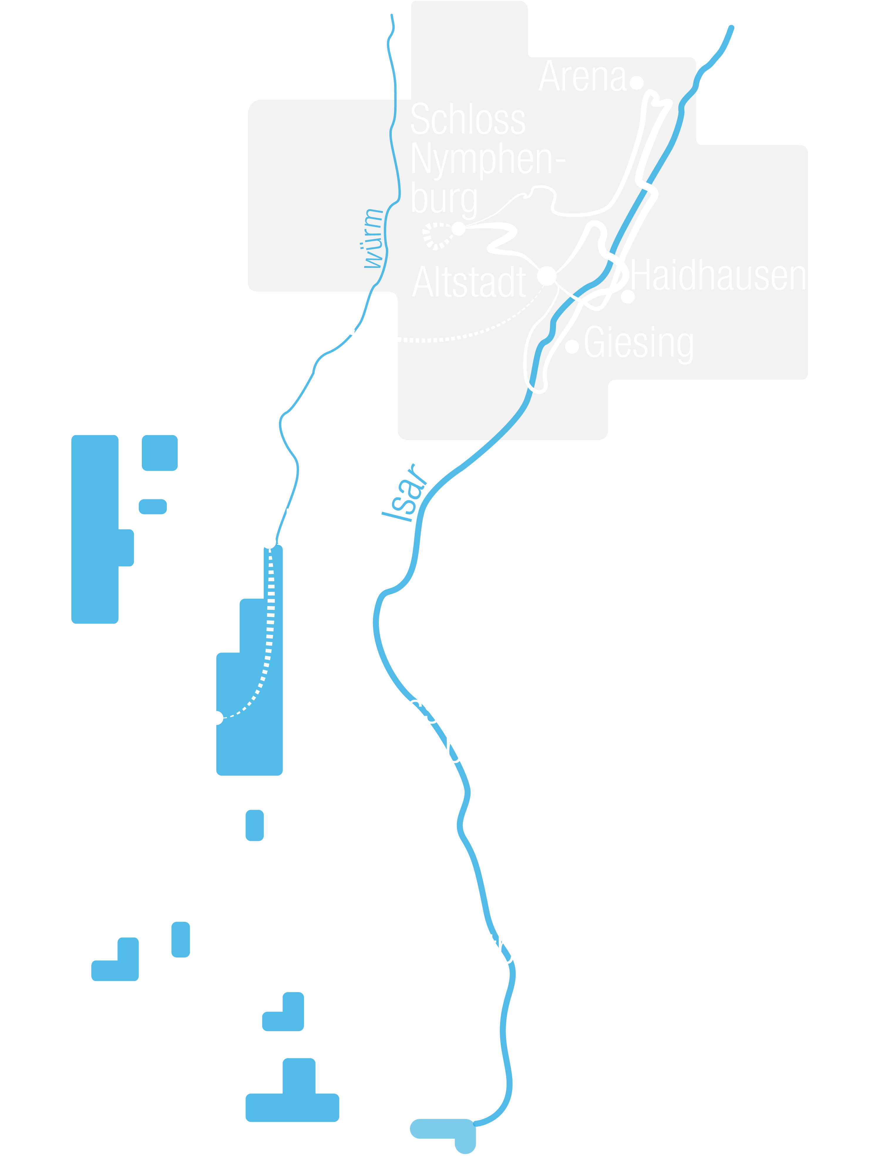 München und Blaues Land Karte